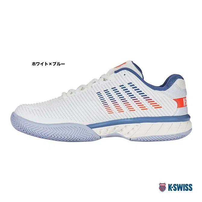 Мужские теннисные кроссовки «Hypercourt Express 2» от K-Swiss, White X Blue — фото 2