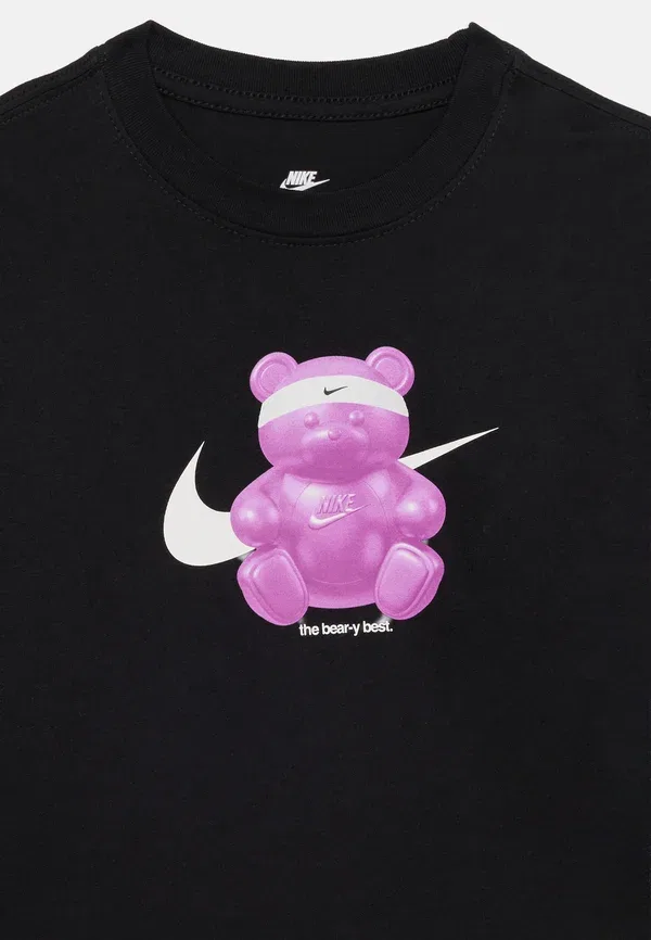 Футболка свободного кроя с принтом медведя Nike Sportswear, черный — фото 4