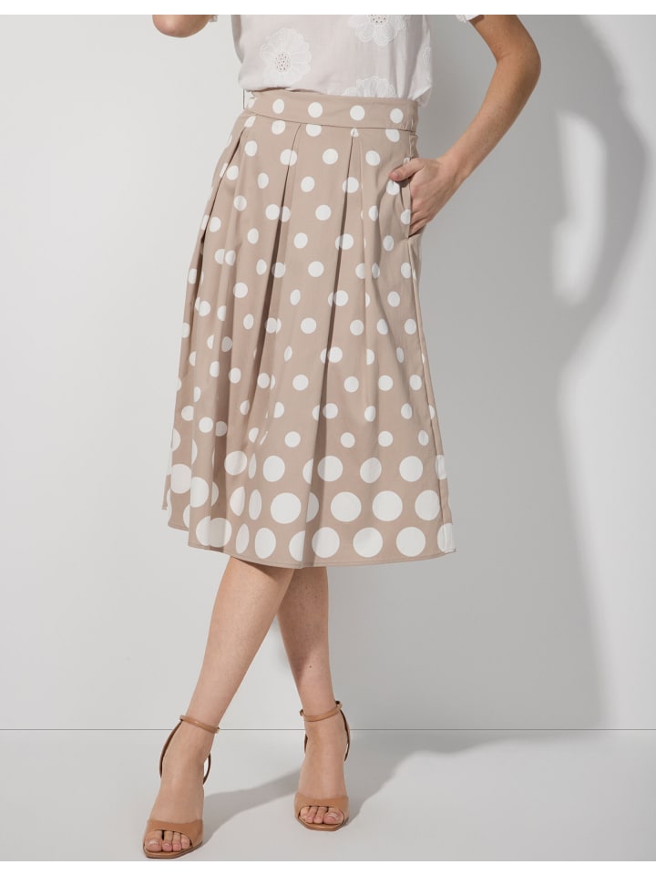 

Юбка до колена More & More, серо-коричневый