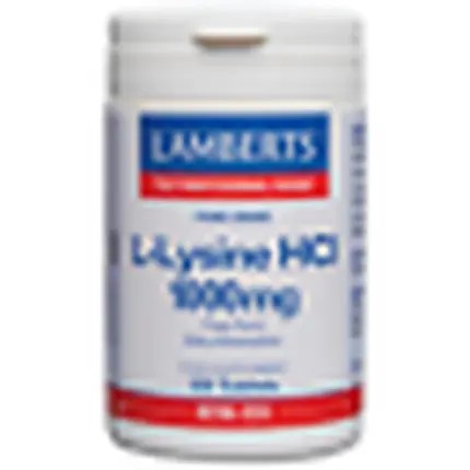

L-лизин Hci 1000 мг 120 капсул, Lamberts