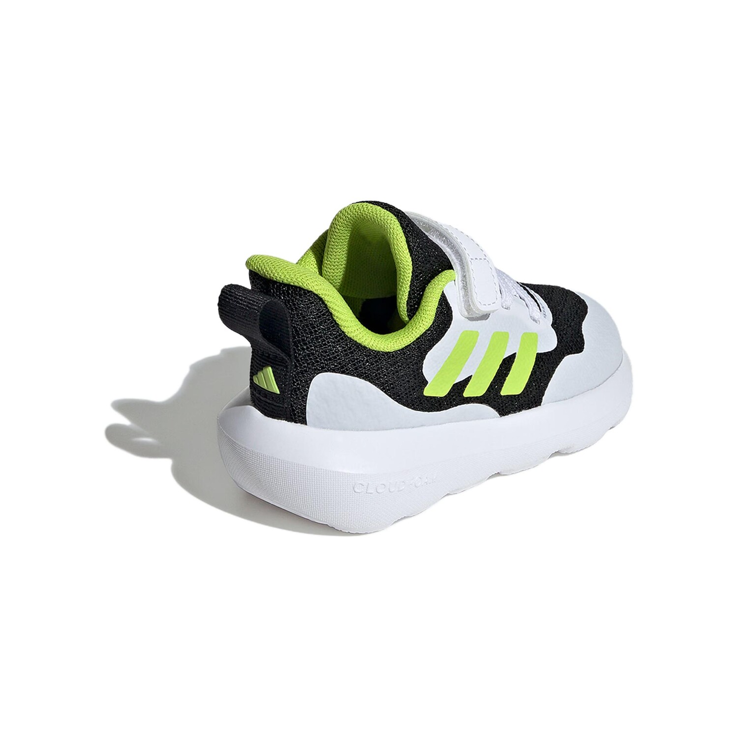 Кроссовки adidas Fortarun 2.0 Toddler Shoes TD Low-top Black/Neon Green/White, зеленый — фото 4