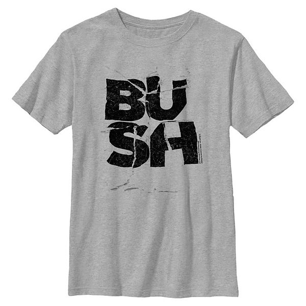 

Футболка с графикой Boys 6-20 bush cracked text Licensed Character