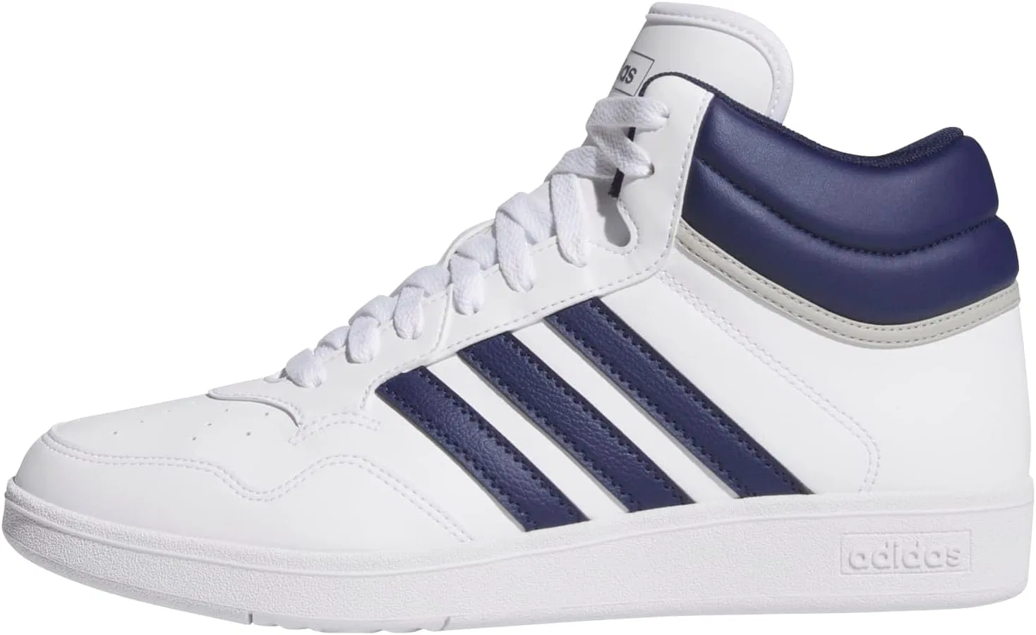 Кроссовки Adidas Unisex Hoops 4.0 Mid, Ftwr White Dark Blue Grey Two