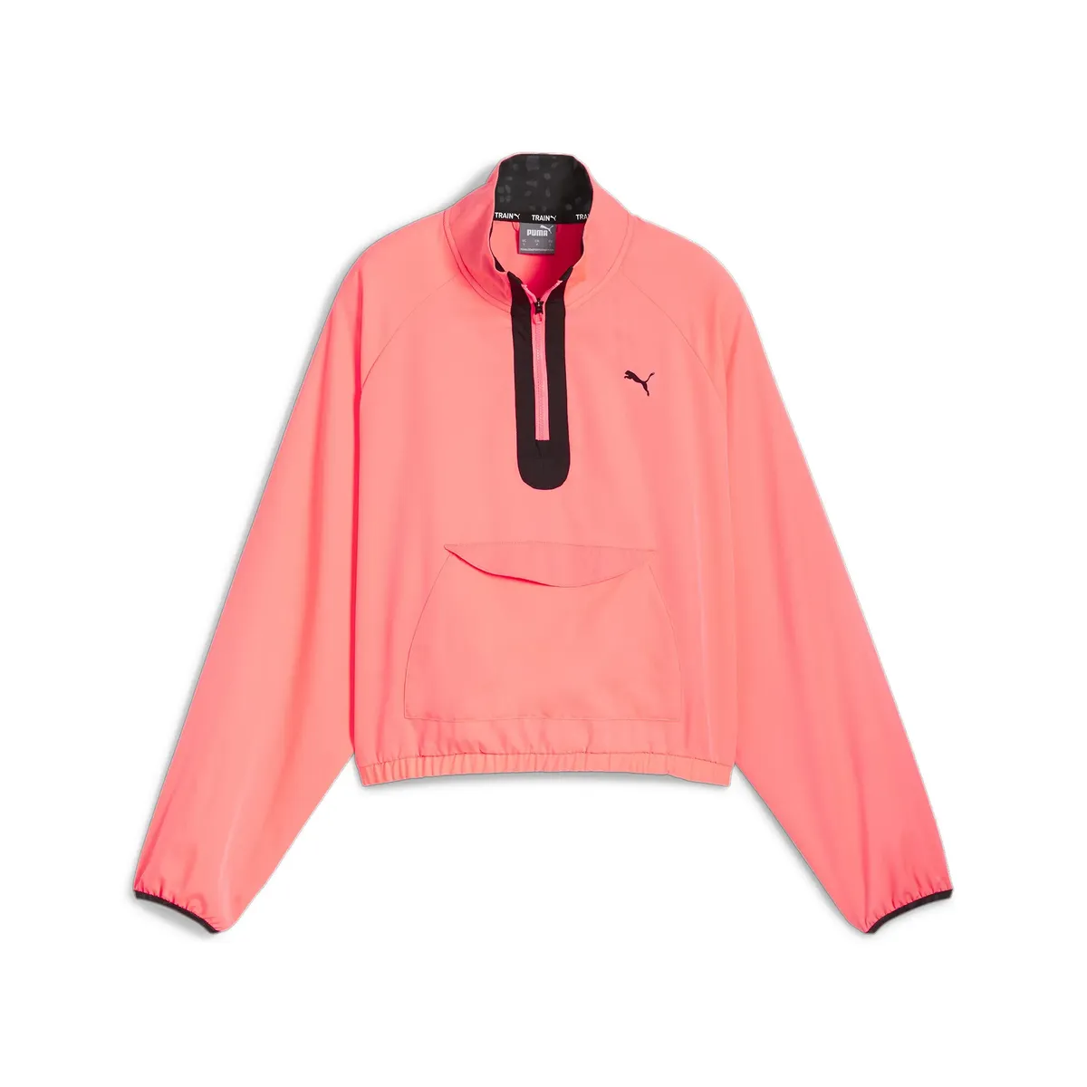 

Тренировочная куртка PUMA "Тканая куртка HYPERNATURAL на половинной молнии женская", розовый
