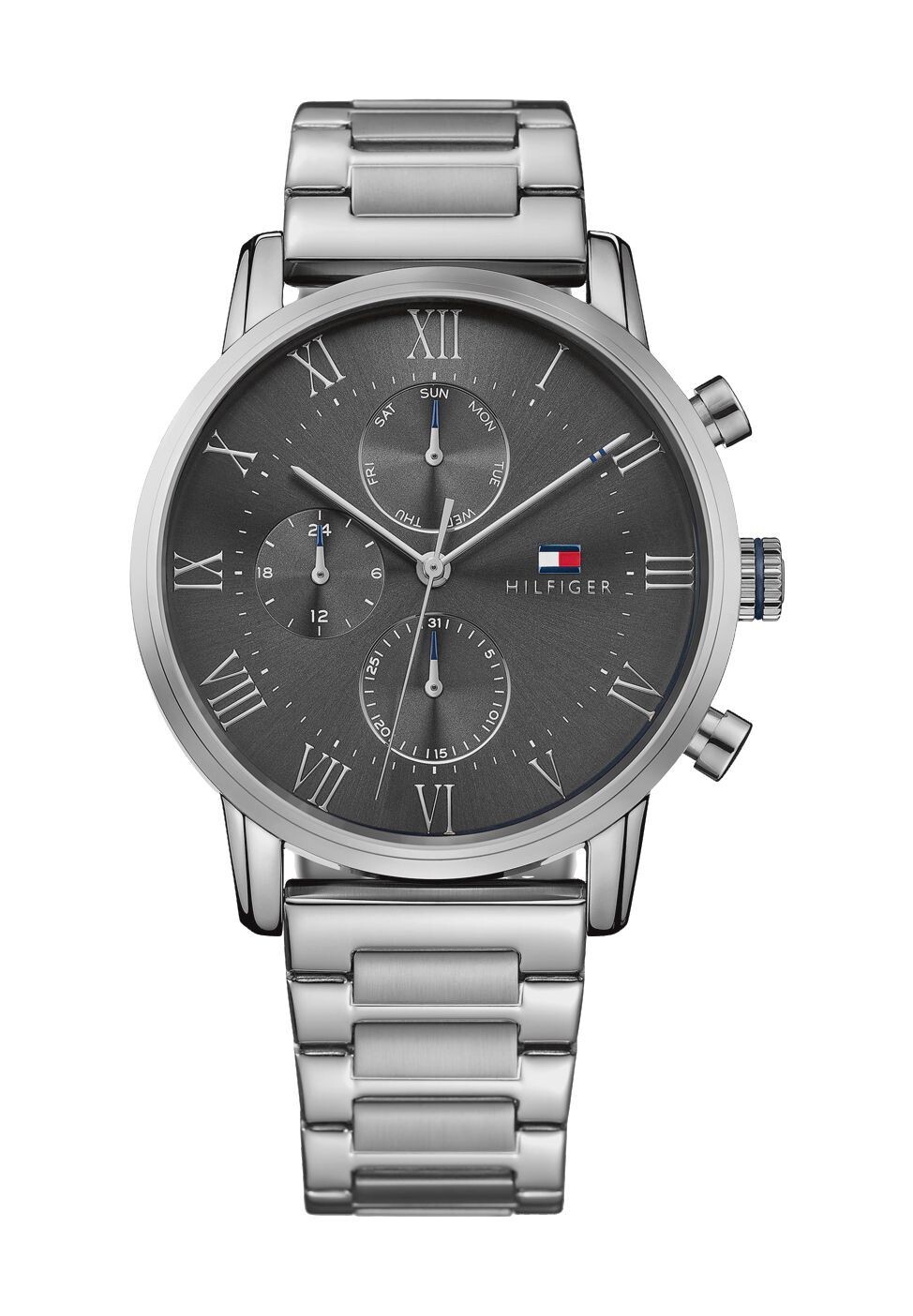 

Мужские многофункциональные часы Sophisticated Sport 1791397 TOMMY HILFIGER, серебро