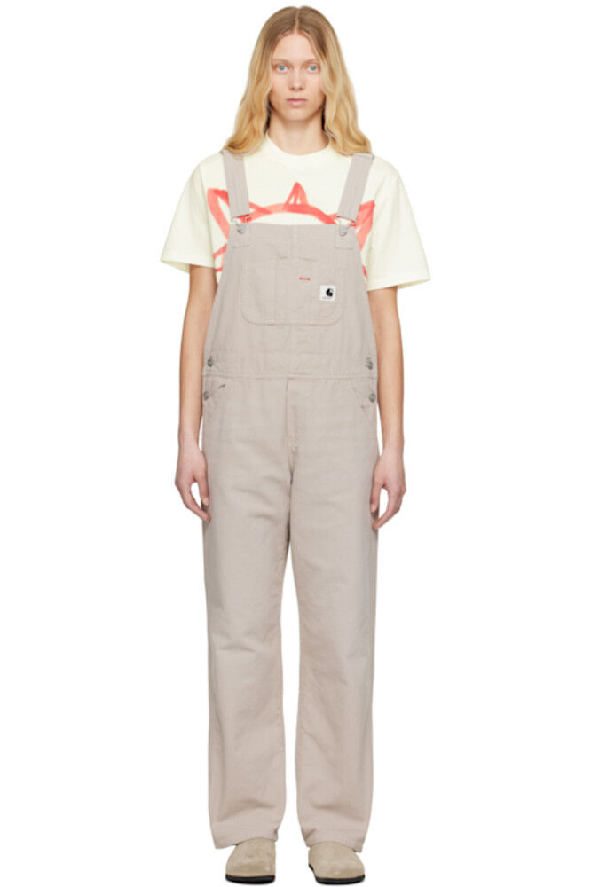

Бежевый комбинезон прямого кроя Carhartt Work In Progress