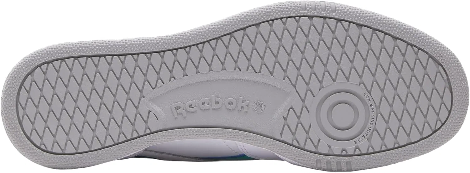 Кроссовки теннисные Reebok Club C Revenge, White/Kinetic Blue/Unleashed Green — фото 4