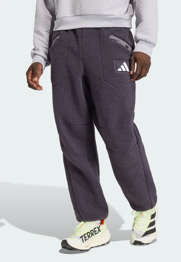 Немецкие спортивные штаны с высоким ворсом Adidas Performance, Aurora Black