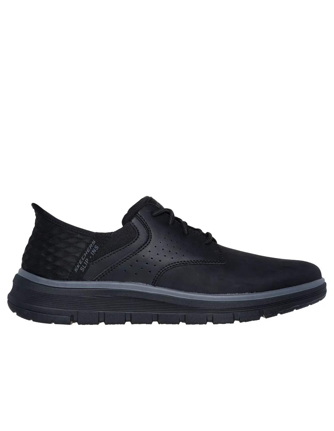 Кроссовки низкие кожаные Skechers, черный