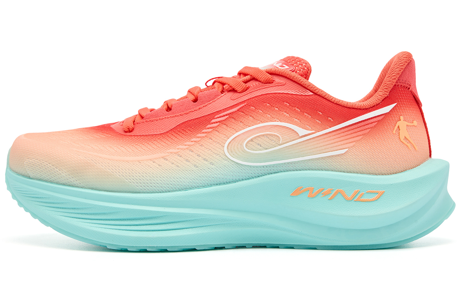 

Кроссовки мужские Strong Wind 3TR с низким верхом Dan Orange Lake Blue QIAODAN, Dan Orange Lake Blue