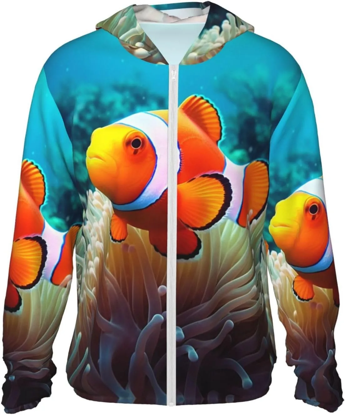 

Мужская толстовка с защитой от солнца UPF 50+ Clown Fish DWVTSLH