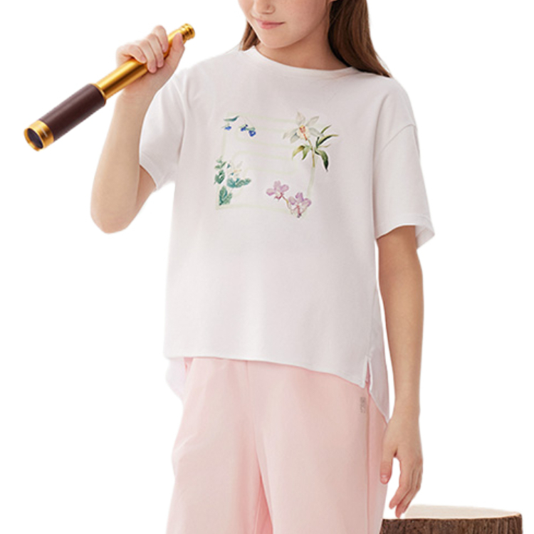 Футболка для младших школьников FILA KIDS, белый — фото 2