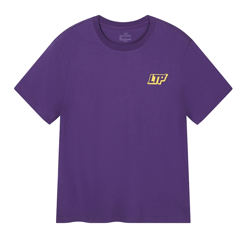 

361° Футболка мужская Black Goji Berry Purple с круглым вырезом, умеренно прямой крой