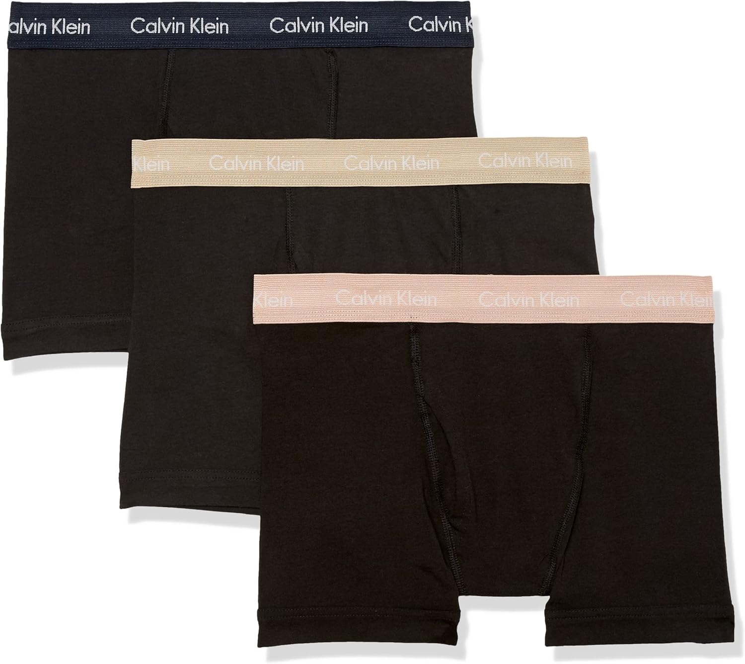 

Комплект из 3 мужских боксеров Calvin Klein из хлопка и эластичного материала, Black Bodies W/ Shoreline, Clay, Travertine