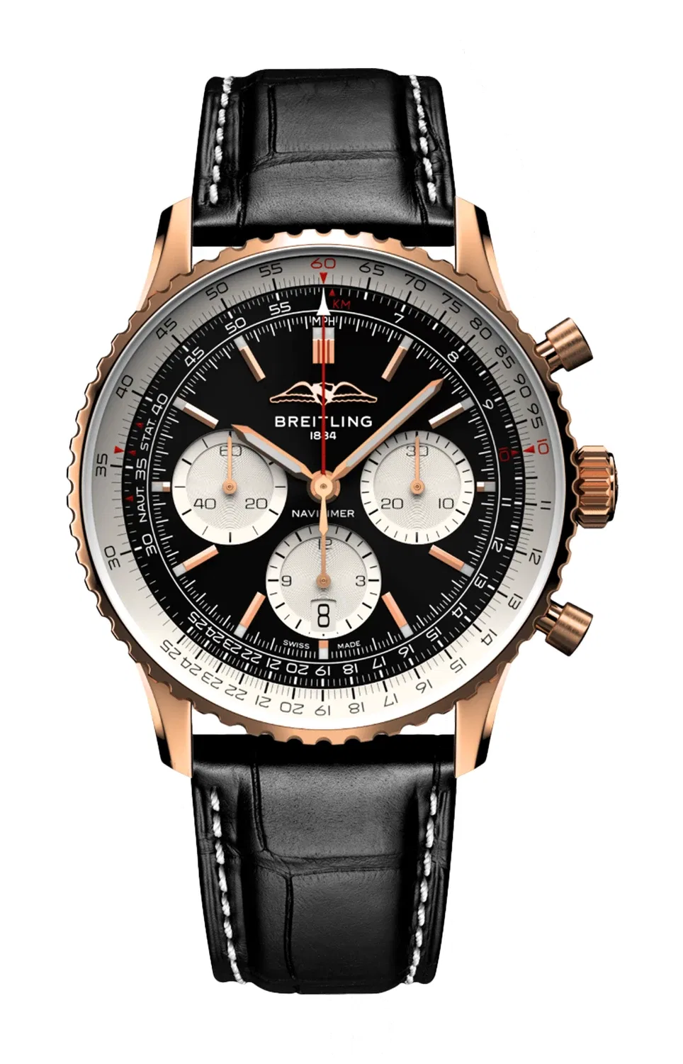NAVITIMER B01 ХРОНОГРАФ 43 - RB0138211B1P1 BREITLING, желтый