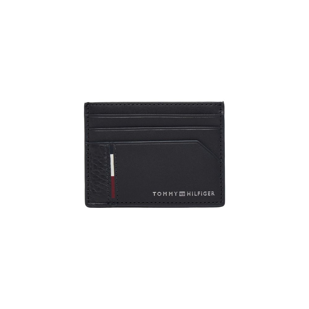 

Синий кожаный кошелек Tommy Hilfiger
