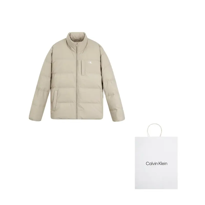 

Calvin Klein Мужская пуховая куртка, NSU-Light Apricot