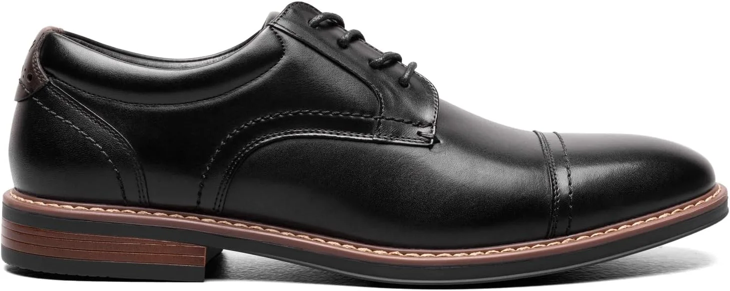 Мужские оксфорды Nunn Bush Centro Flex Cap Toe Oxford, черный — фото 3