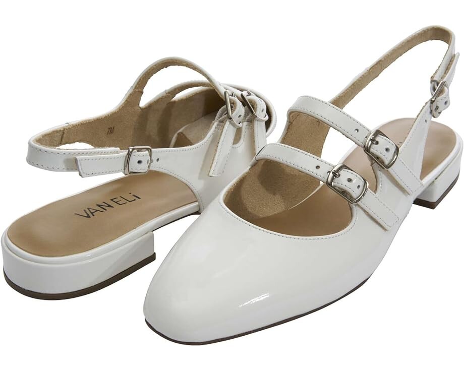 

Туфли Vaneli Tiptoe, цвет White Patent