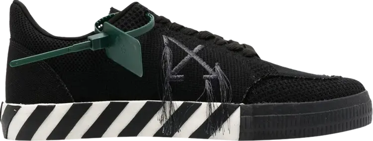 

Кроссовки Off-White Vulc Sneaker 'Black White Frayed', черный