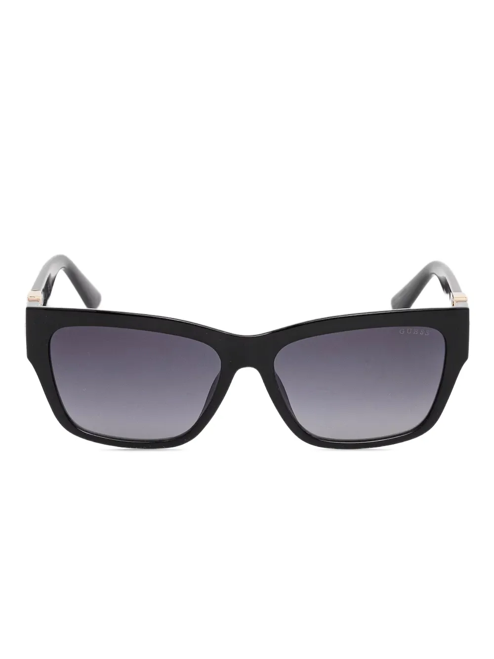 

Солнцезащитные очки в прямоугольной оправе со стразами GUESS EYEWEAR, черный