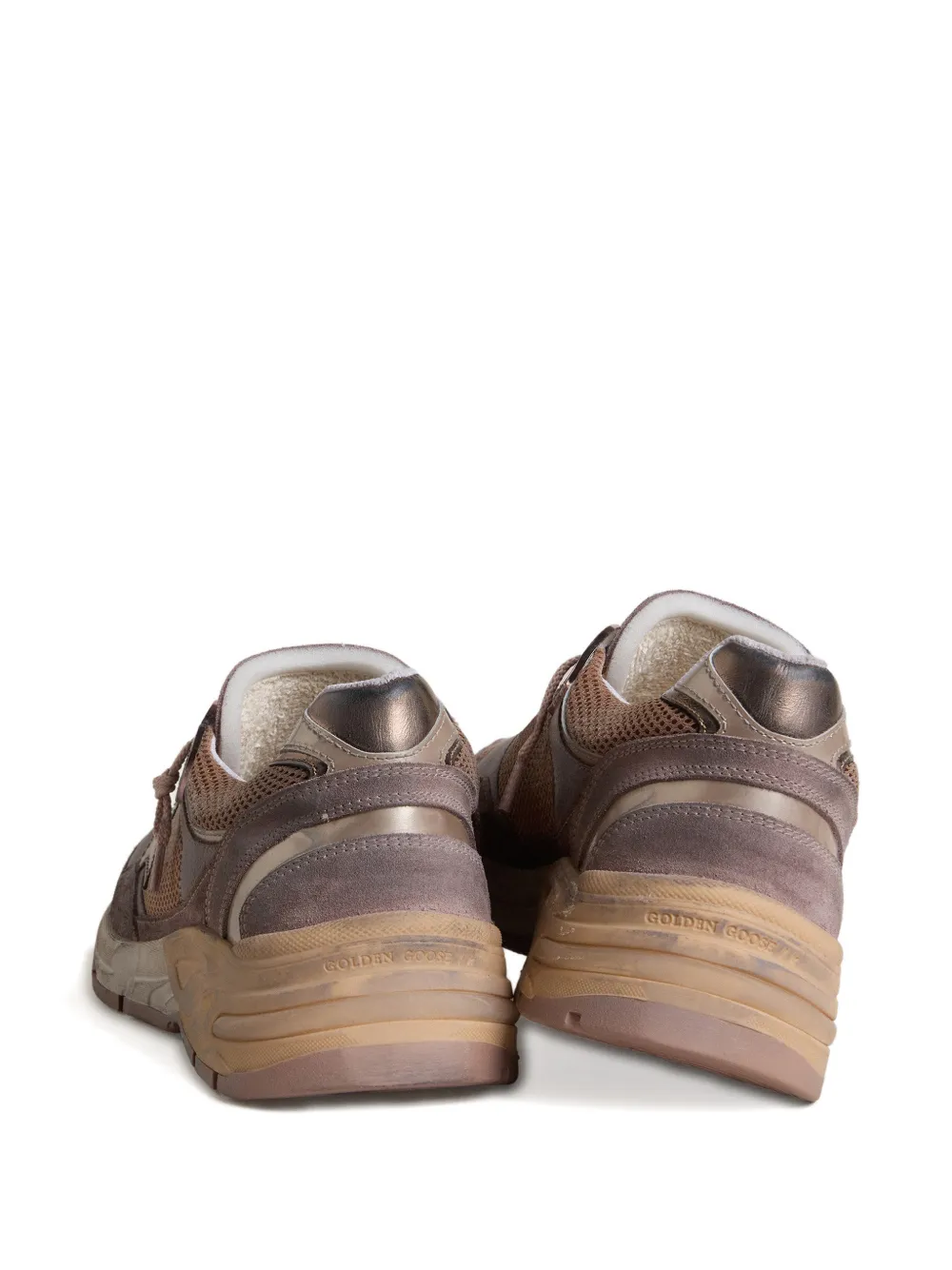 Кроссовки из замши и сетчатого материала Dad-Star Golden Goose, фиолетовый — фото 3