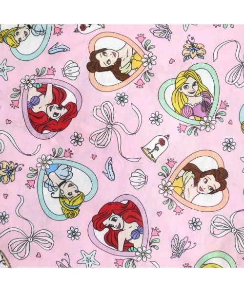 Детская пижама Disney Princess длинный рукав + футболка, розовый — фото 4