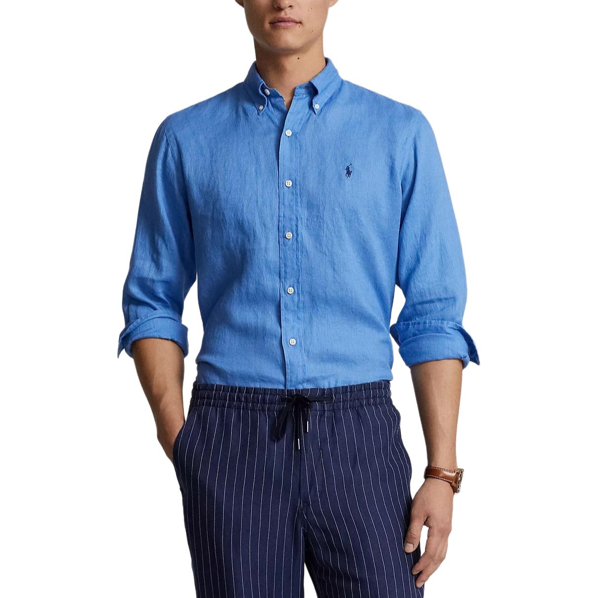 

Polo Ralph Lauren Рубашка мужская летняя синяя