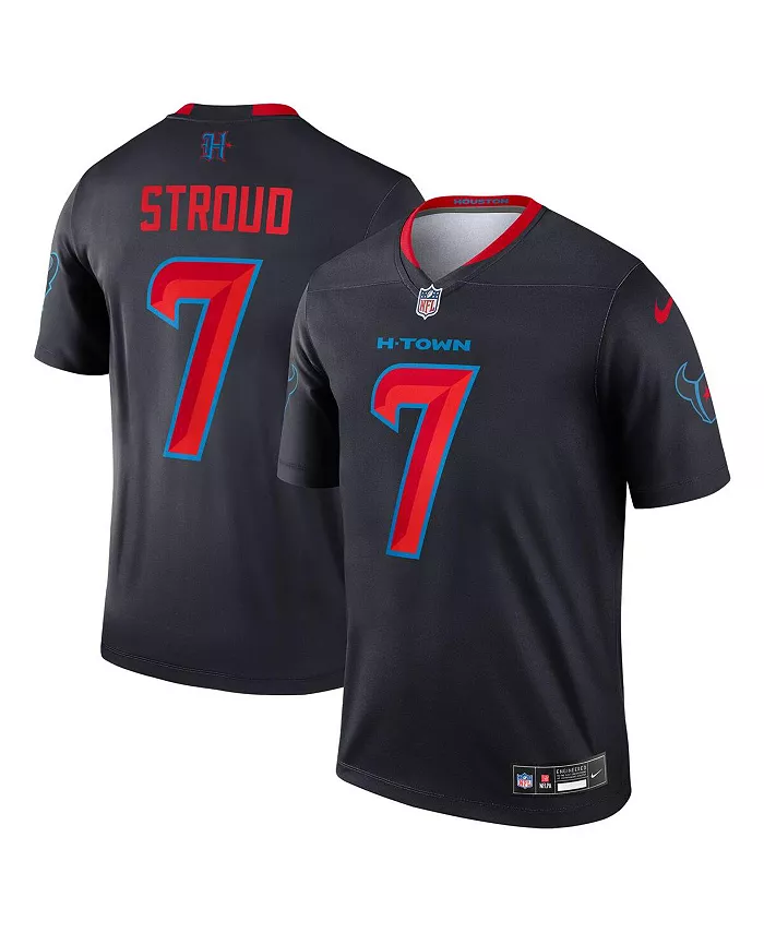 

Мужская футболка C.J. Stroud Houston Texans в синем цвете, альтернативная версия Legend Player Performance Top Nike