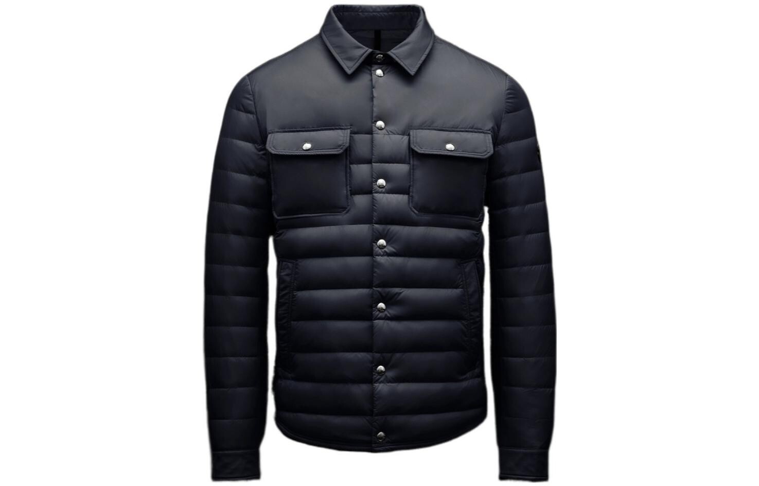 

Пуховик мужской темно-синий Moncler