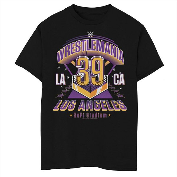 

Футболка с принтом WWE WrestleMania 39 LA California Ring для мальчиков Licensed Character