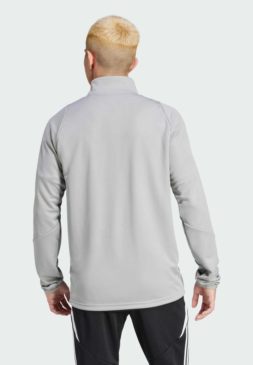 Футболка с длинным рукавом Tiro24 adidas Performance, Team Mid серо-белая — фото 3