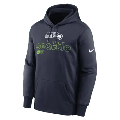 

Худи Nike Seattle Seahawks Men’s Therma NFL Pullover Hoodie, темно-синий