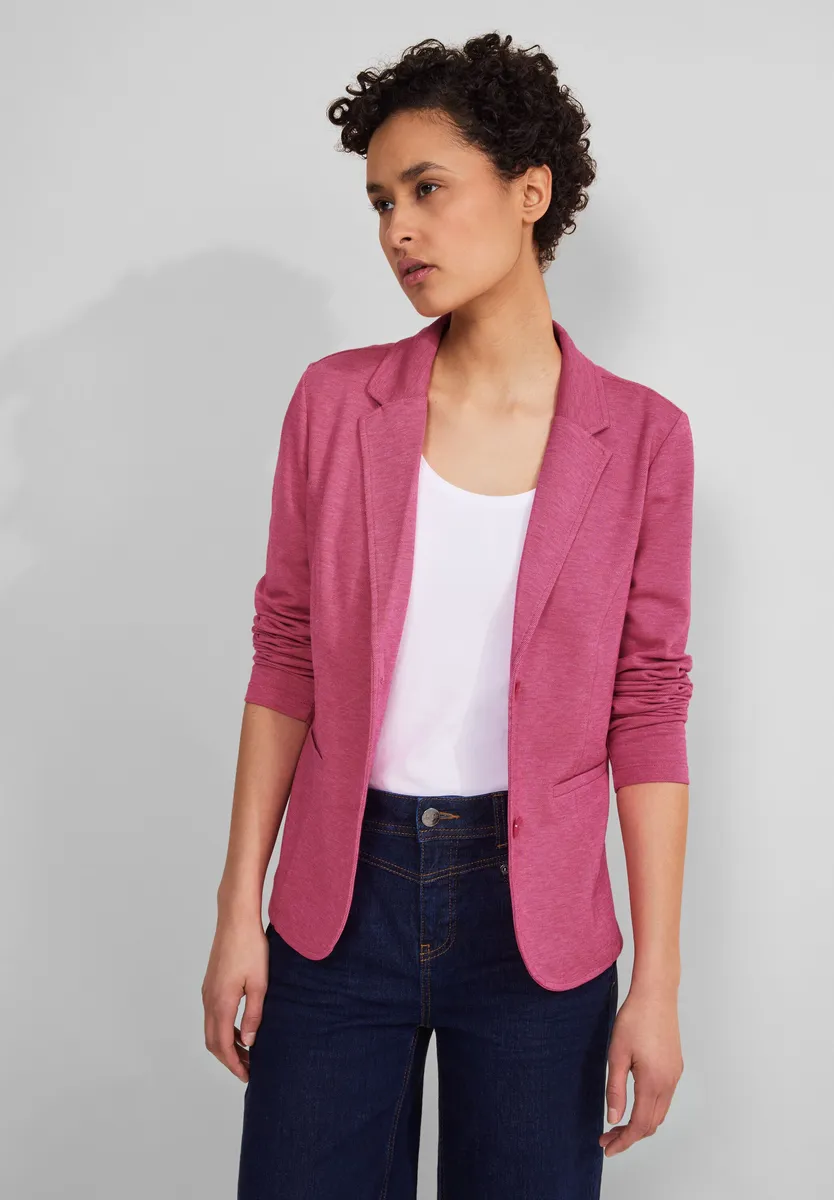

Короткий блейзер STREET ONE в крапинку, цвет Magnolia Pink
