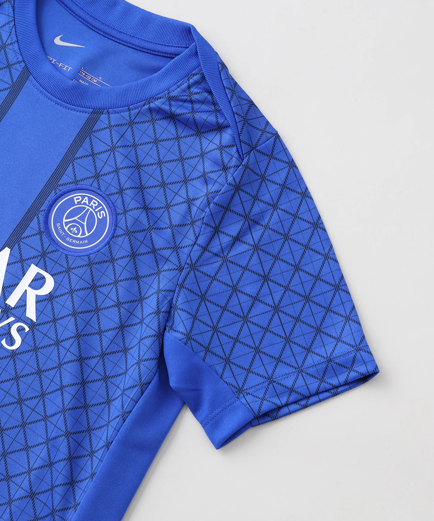 Детская футболка футбольного клуба PSG Nike Paris Saint-Germain HJ8198-406 тёмно-синяя — фото 3