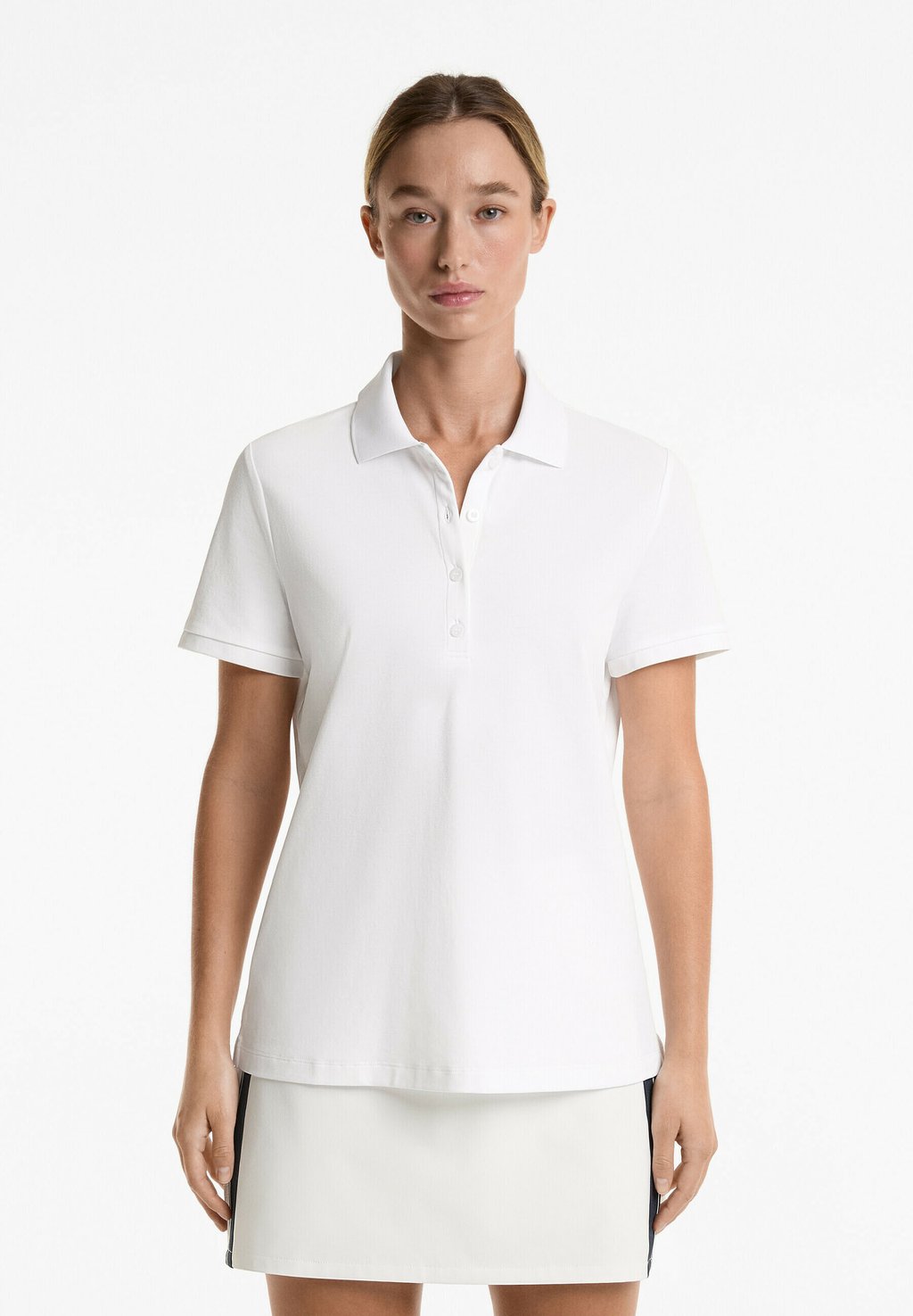 

Рубашка поло SHORT-SLEEVED PIQUÉ POLO OYSHO, цвет Stone