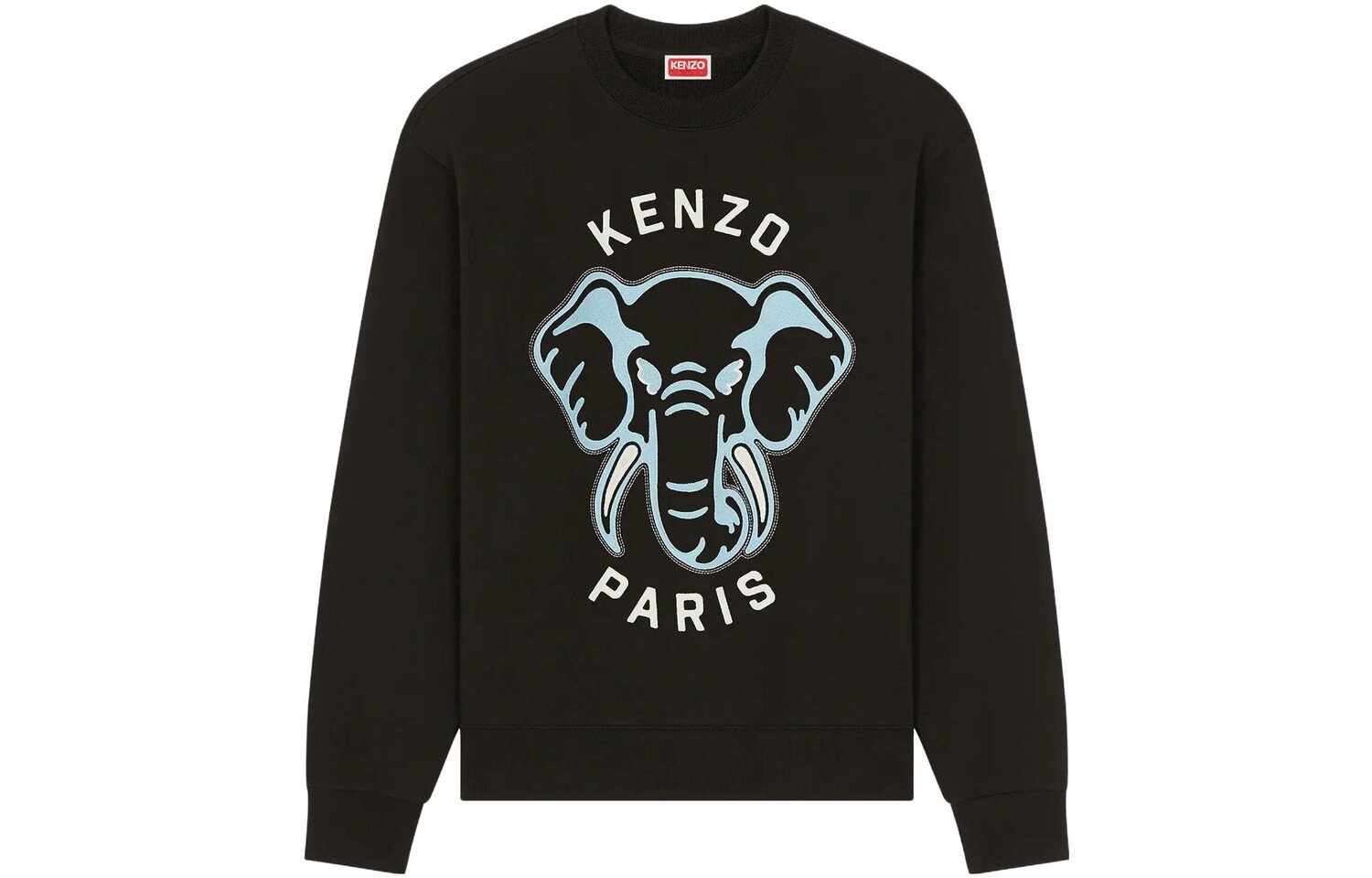 

Толстовка мужская Kenzo Paris с принтом слона, черный