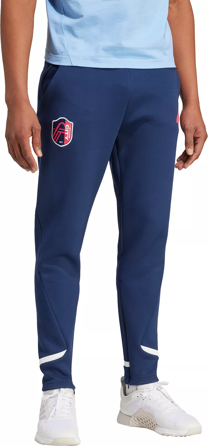 

Adidas Adult St. Louis City SC 2024 Travel Синие брюки