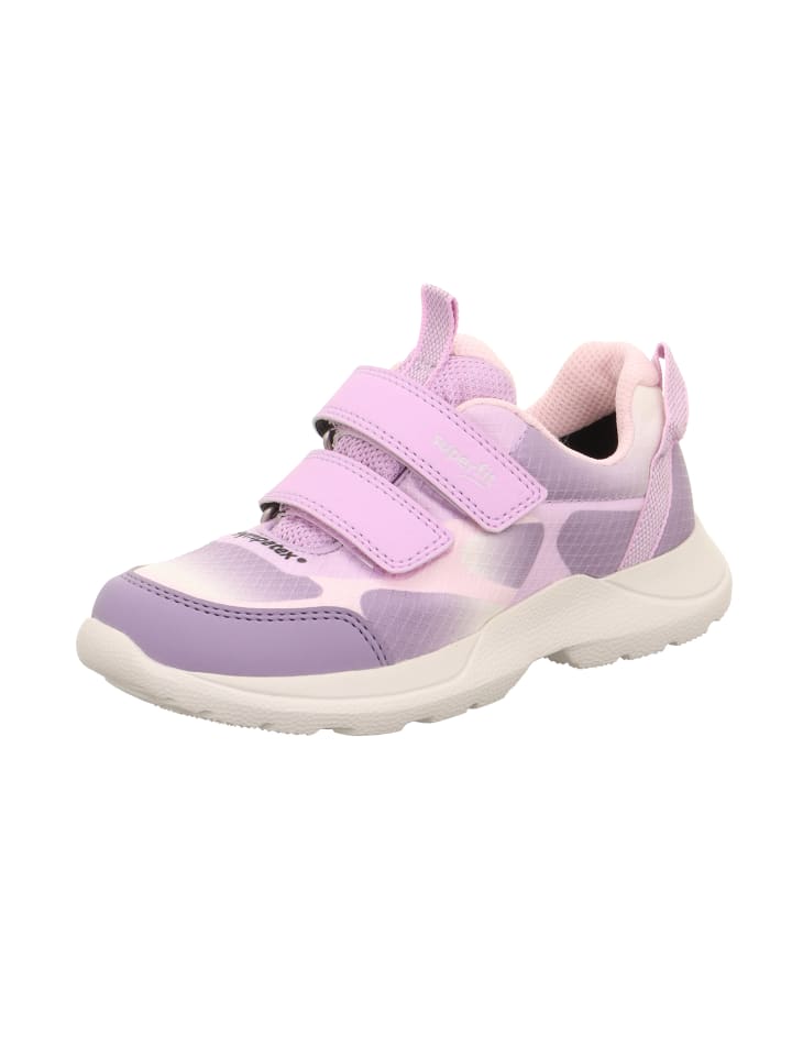 

Кроссовки на шнуровке superfit, цвет lila/rosa