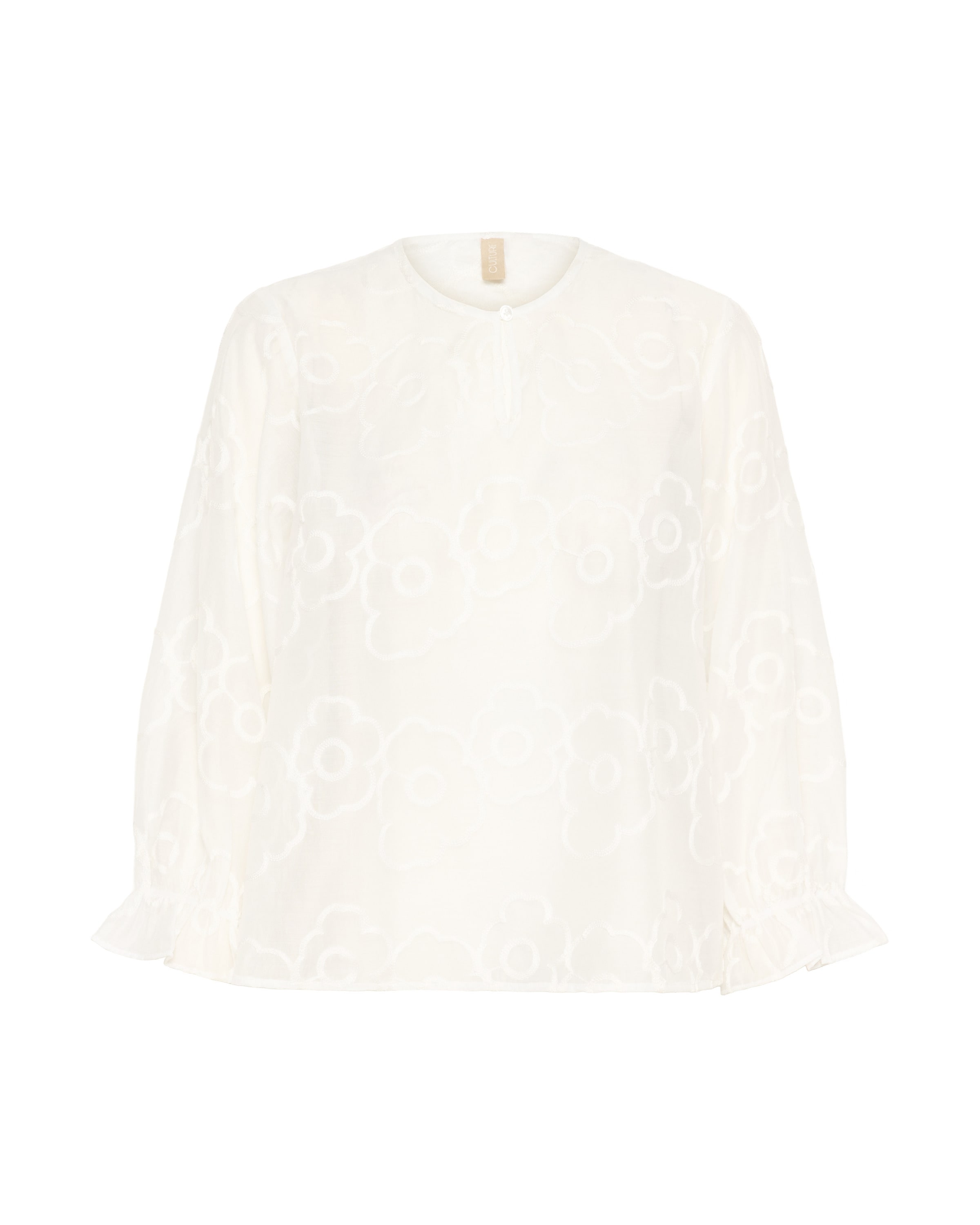 

CULTURE Блузка в светло-бежевом цвете