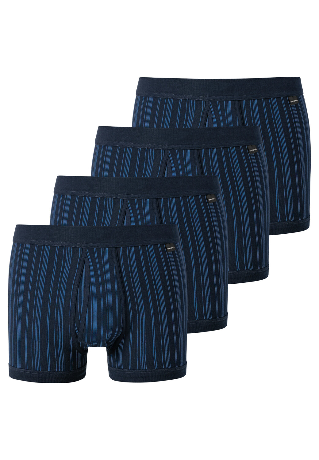 

Трусы Schiesser Unterhose kurz Original Classics Feinripp, темно синий