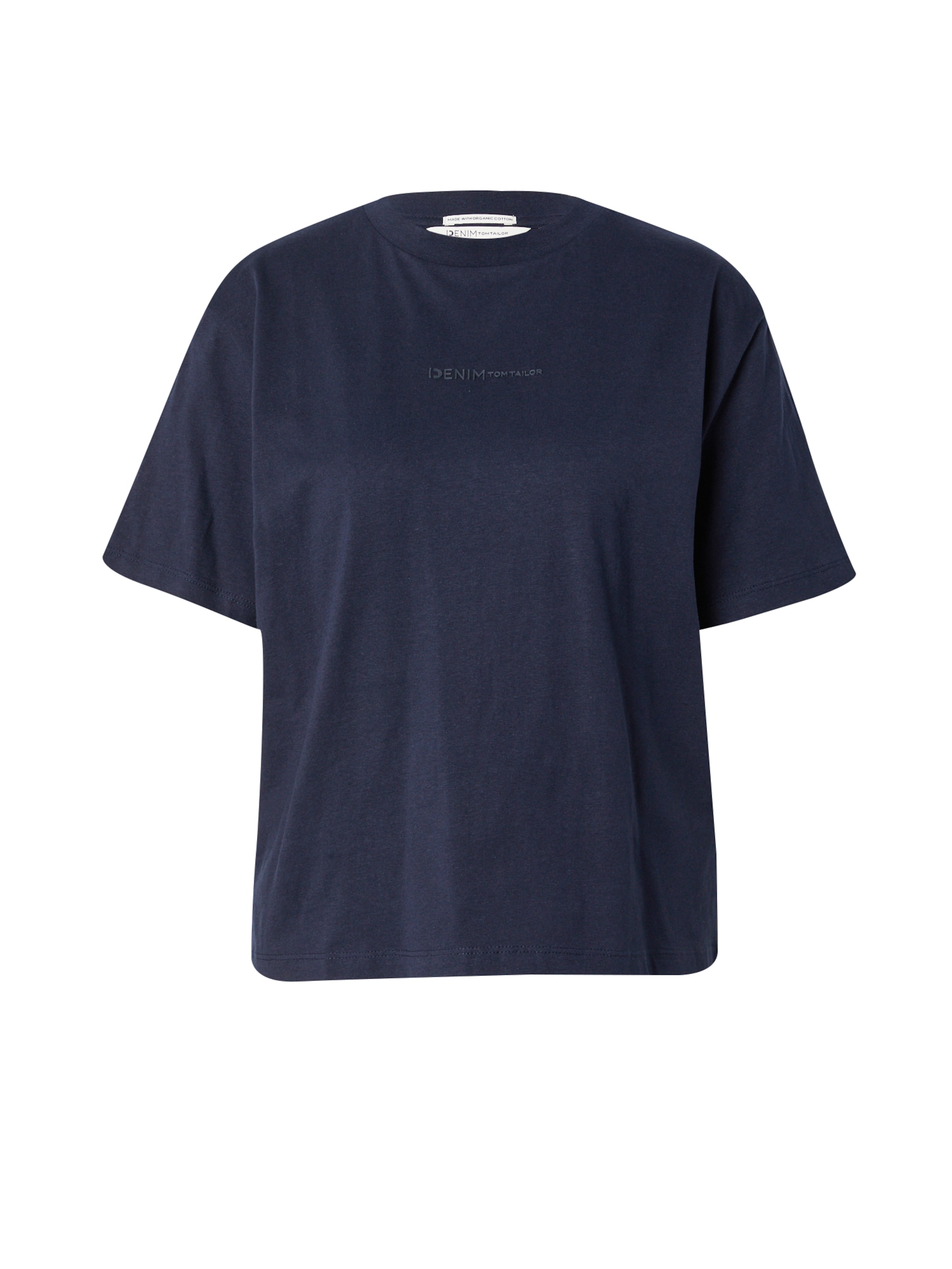 

TOM TAILOR DENIM Футболка в темно-синем цвете