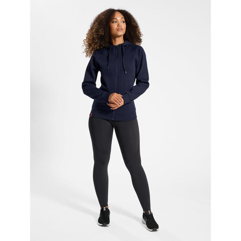 

Женская спортивная толстовка Hummel, цвет türkis/navyblau/navyblau