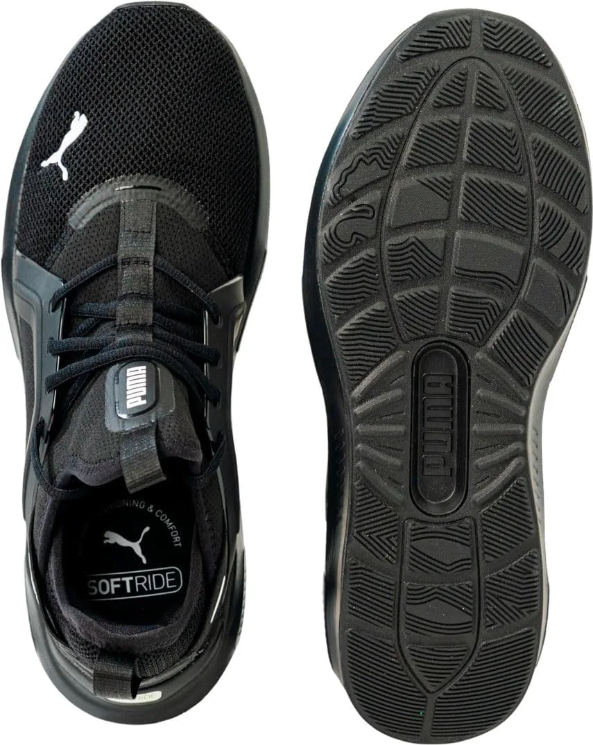 Мужские кроссовки PUMA Softride Enzo 5 для кросс-тренинга, белый/черный — фото 2