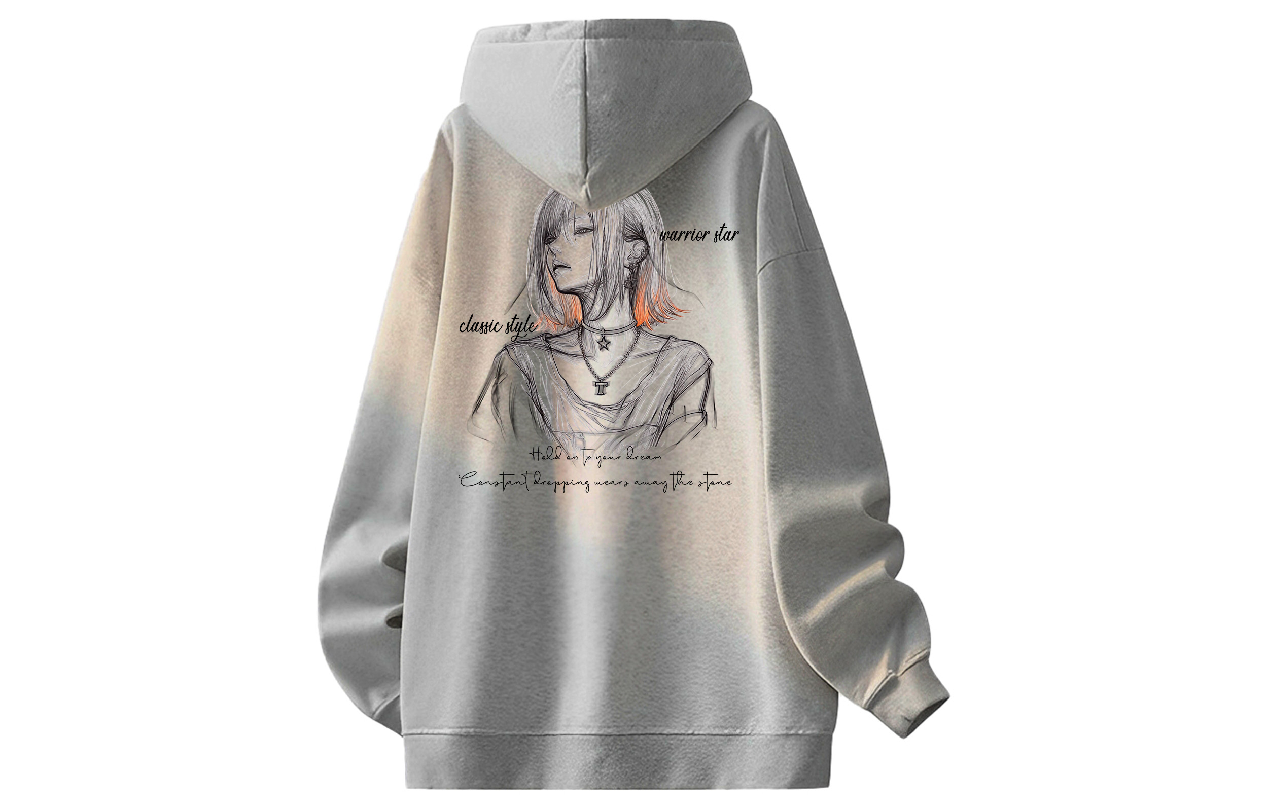 

Свитшот Huichao Riding The Wind Collection Unisex WARRIOR, светло-heather серый (fleece-lined)