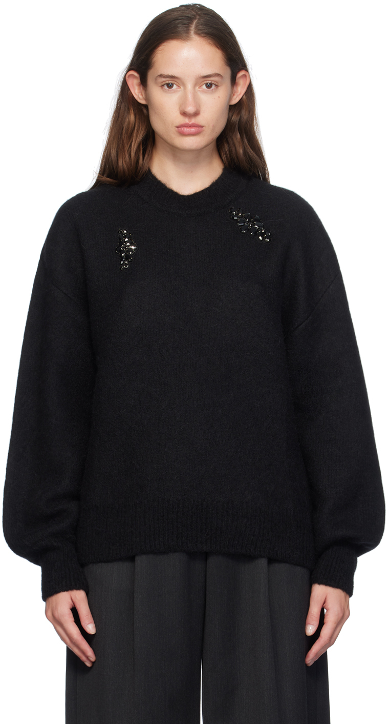 

Черный украшенный свитер Simone Rocha