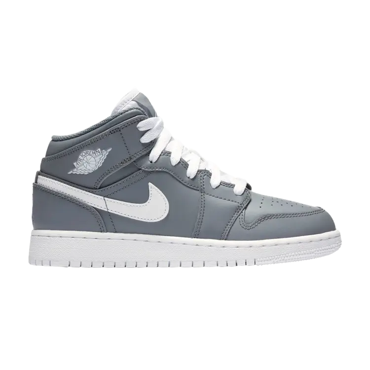 

Кроссовки Air Jordan 1 Mid BG 'Cool Grey', серый