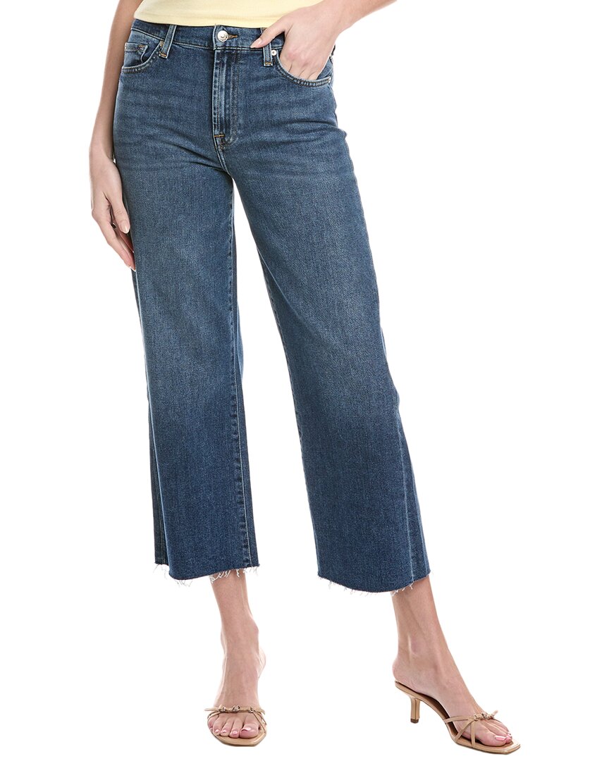 

7 For All Mankind Alexa укороченные джинсы, синий
