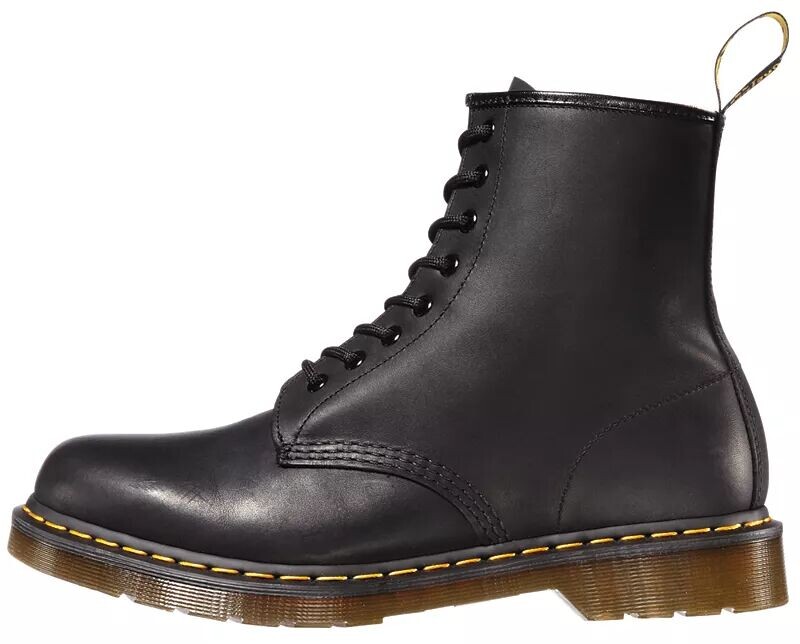 Мужские ботинки Dr. Martens 1460 из кожи на шнуровке, черный — фото 2