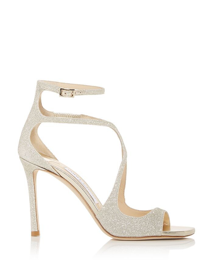 Женские босоножки Azia 95 на высоком каблуке с ремешками Jimmy Choo — фото 3